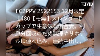 FC2PPV 2522153 12月限定1480【モ無】スレンダーDカップで生意気な借金妻。利息分回収のため無理やりホテルに連れ込み、連続中出し。