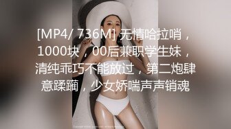 [MP4/ 736M] 无情哈拉哨，1000块，00后兼职学生妹，清纯乖巧不能放过，第二炮肆意蹂躏，少女娇喘声声销魂