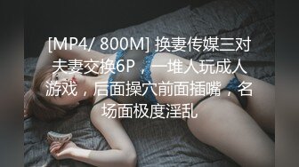 [MP4/ 800M] 换妻传媒三对夫妻交换6P，一堆人玩成人游戏，后面操穴前面插嘴，名场面极度淫乱