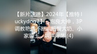 【新片速遞】2024年【推特 luckydog7】，泡良大神，3P调教艳遇不断，肥臀大奶、小家碧玉，叫声淫荡 (4)