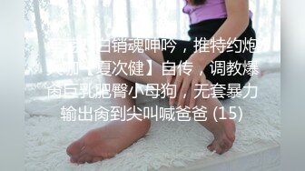 淫荡对白销魂呻吟，推特约炮大咖【夏次健】自传，调教爆肏巨乳肥臀小母狗，无套暴力输出肏到尖叫喊爸爸 (15)