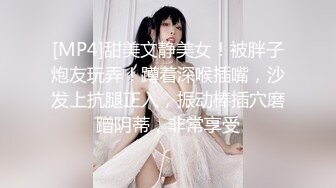 [MP4]甜美文静美女！被胖子炮友玩弄！蹲着深喉插嘴，沙发上抗腿正入，振动棒插穴磨蹭阴蒂，非常享受