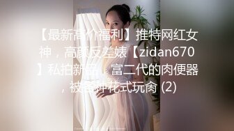 【最新高价福利】推特网红女神，高颜反差婊【zidan670】私拍新品，富二代的肉便器，被各种花式玩肏 (2)