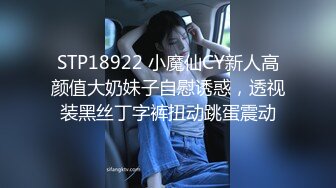 STP18922 小魔仙CY新人高颜值大奶妹子自慰诱惑，透视装黑丝丁字裤扭动跳蛋震动