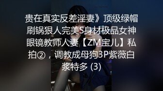 贵在真实反差淫妻》顶级绿帽刷锅狠人完美S身材极品女神眼镜教师人妻【ZM宝儿】私拍②，调教成母狗3P紫薇白浆特多 (3)